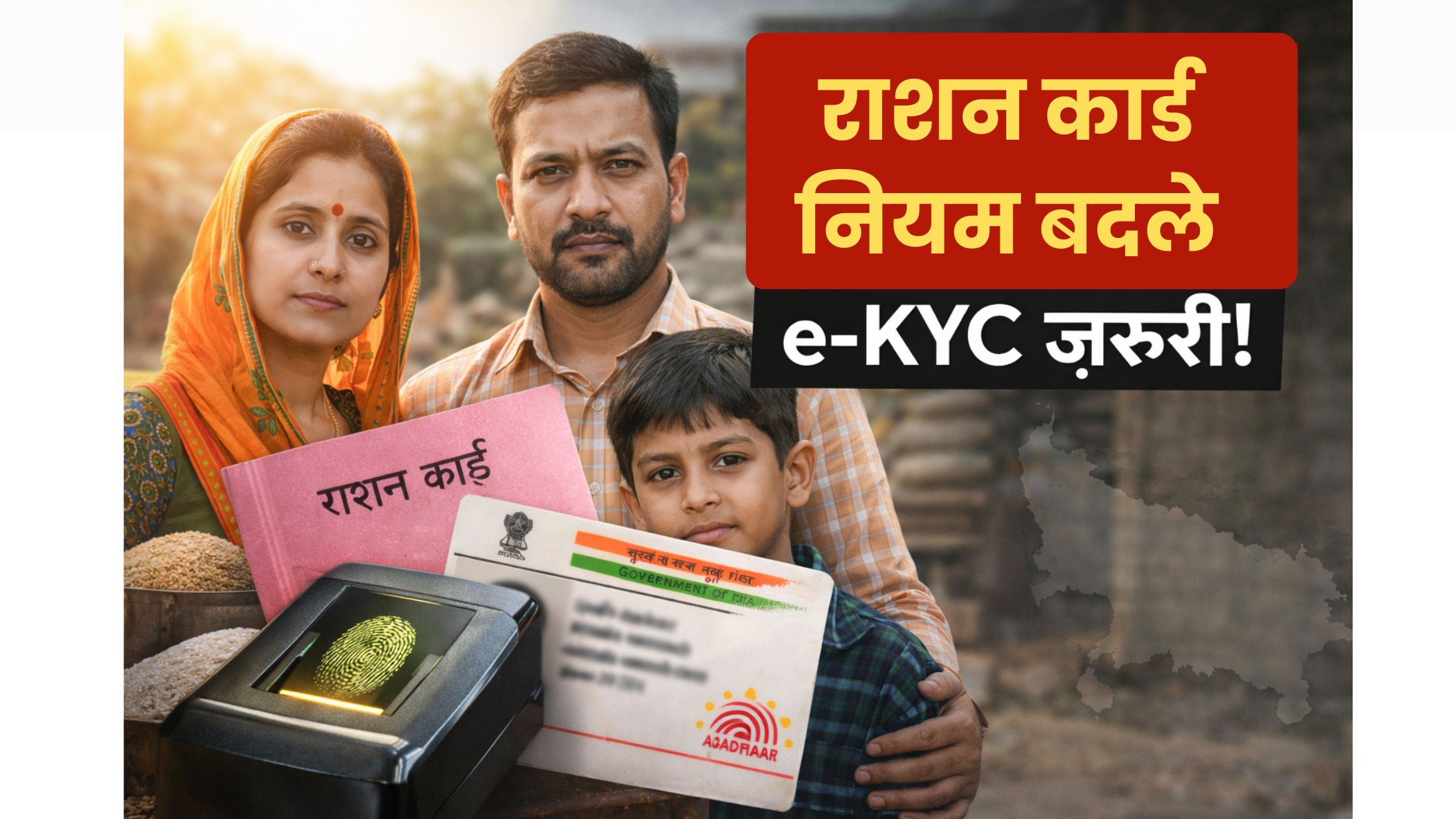 UP Ration Card KYC 2026 : बिना KYC नहीं मिलेगा राशन