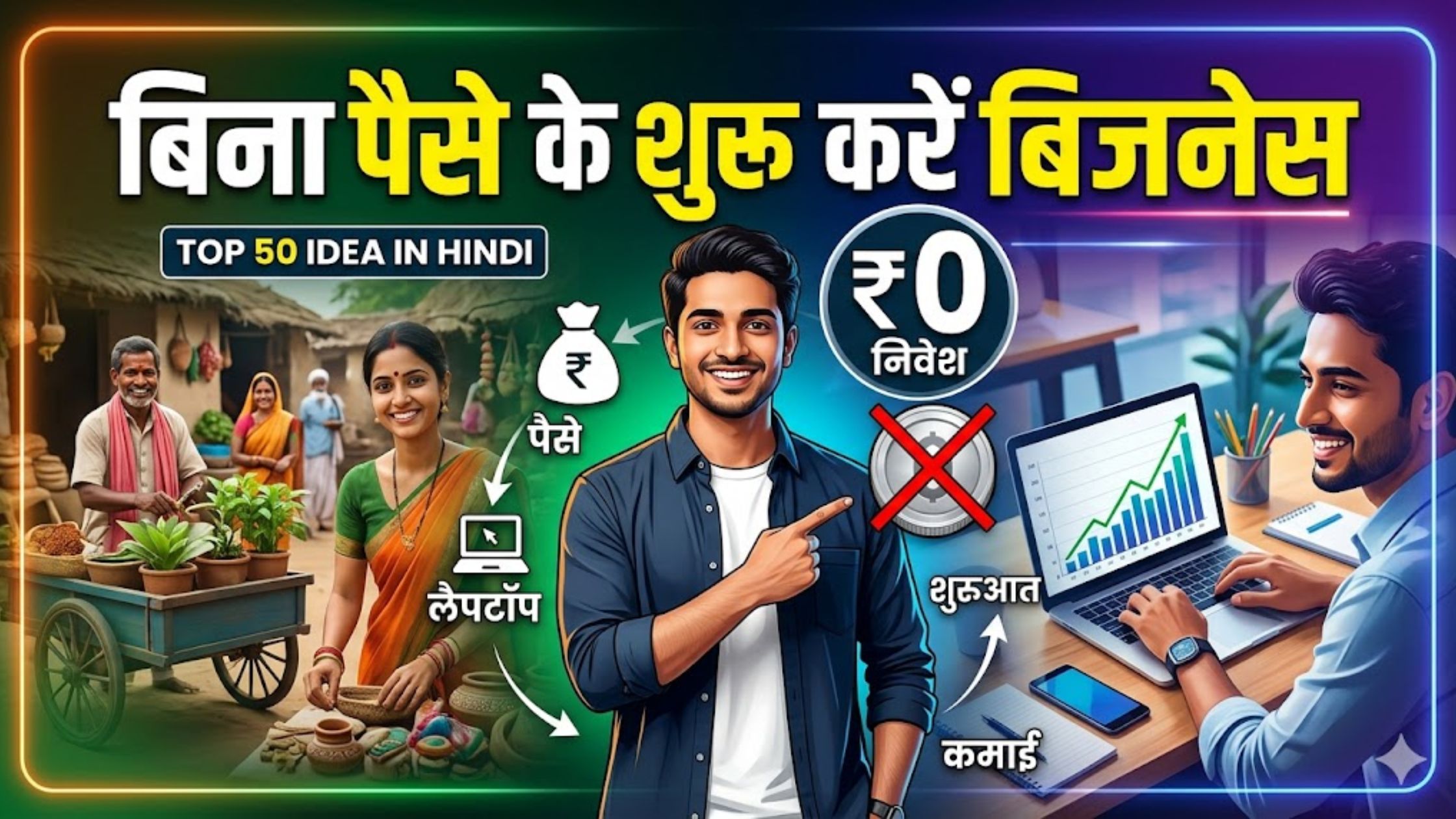 50 Business Ideas in Hindi 2026: कम लागत में शुरू करें अपना बिजनेस