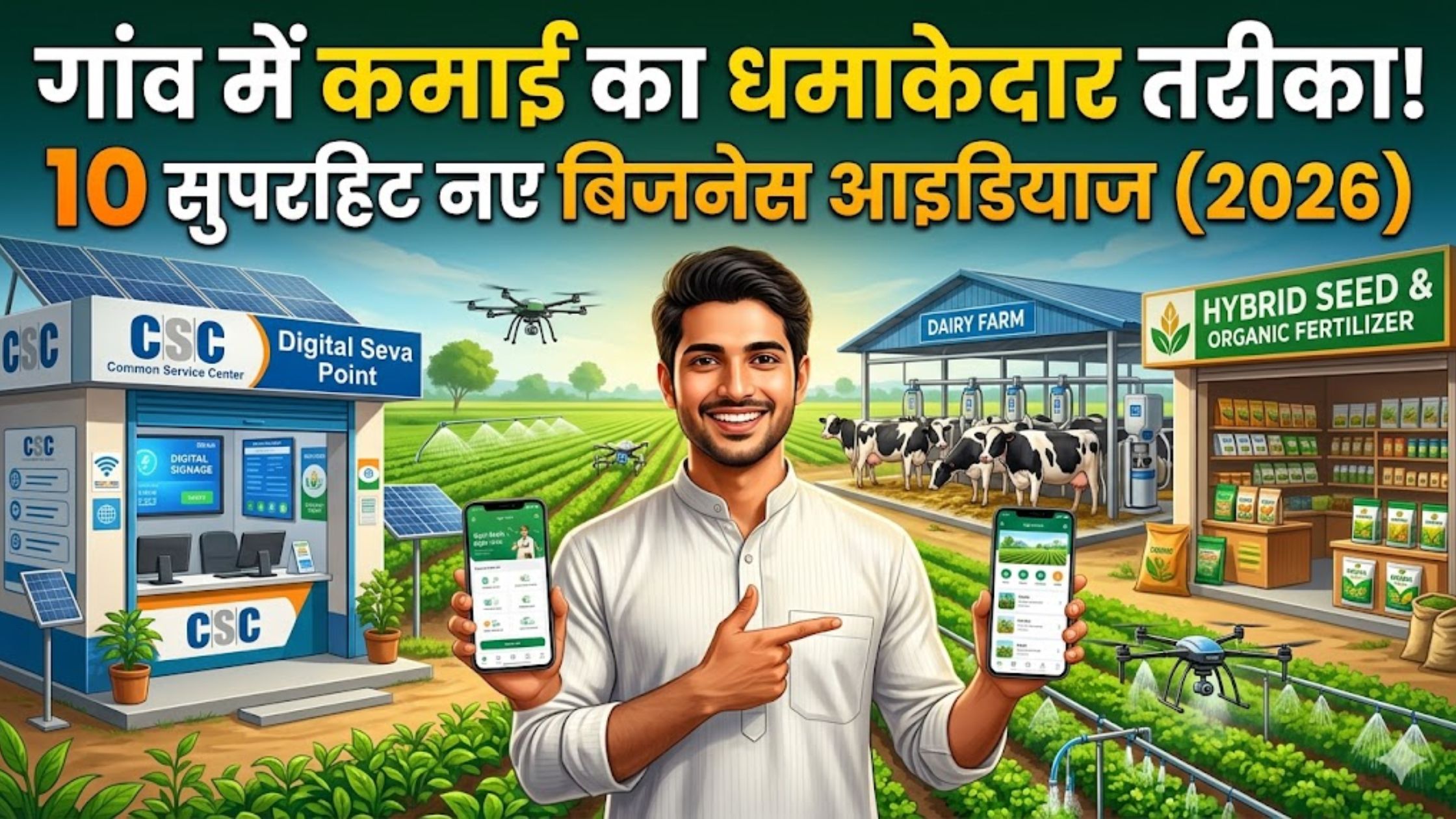 गांव में रहकर पैसे कमाने के 10 बेहतरीन तरीके (2026 Update)