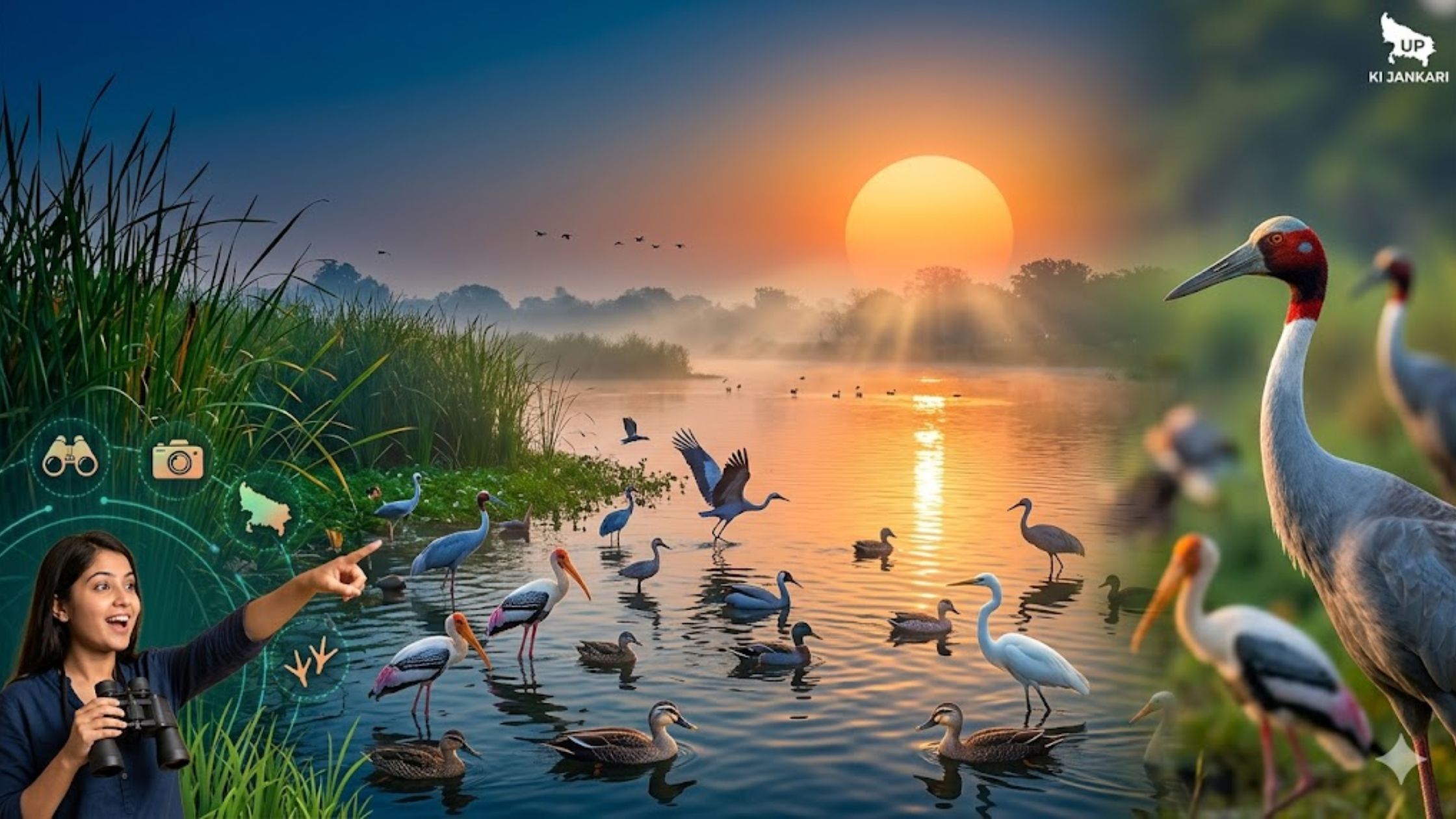 UP Ke Pakshi Vihar: उत्तर प्रदेश के प्रमुख पक्षी विहारों की सूची 2026