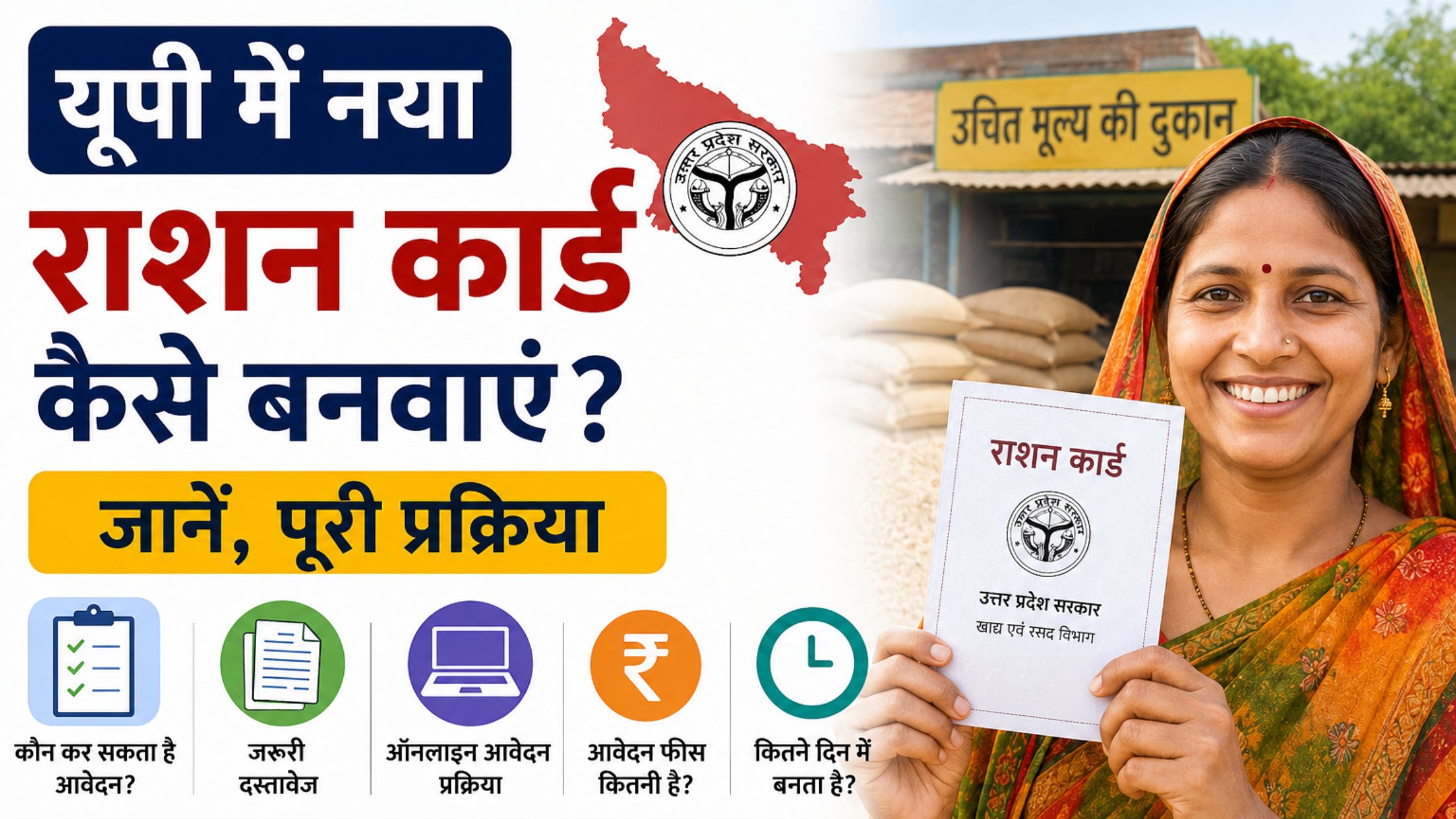 UP Ration Card Apply Online 2026: पूरी प्रक्रिया