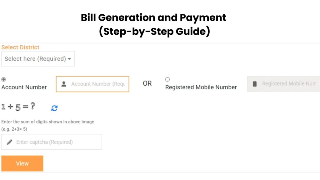 UPPCL Bill Generation and Payment